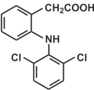 Figure 1. Structural formula of diclofenac.