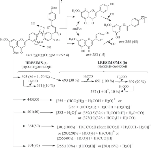 Table 2.  1 H{ 1 H}-nOe difference spectral data of 1 (DMSO-d 6 ) and 1a (CDCl 3 )