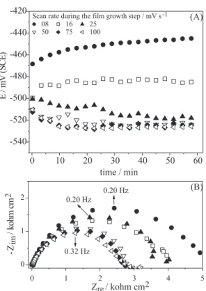 Figure 5 shows the mass gain (in mg cm -2 ) as function of the immersion time for copper coupons immersed in solutions with different P4VP contents
