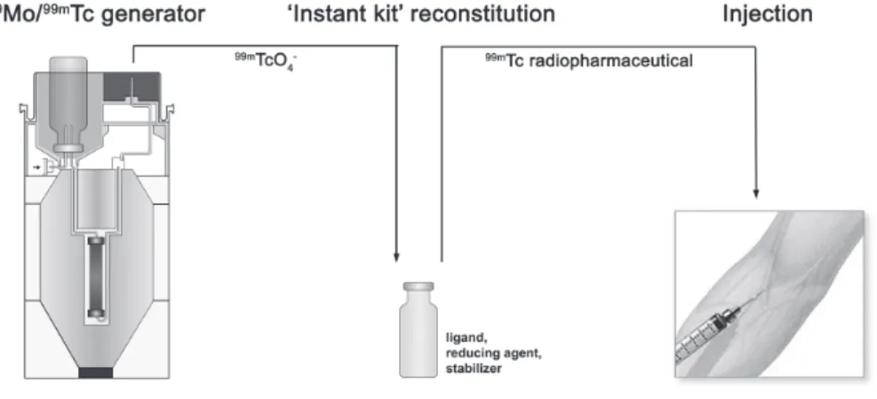 Figure 1. Complexone-type ligands, which are used in classical  99m Tc radiopharmaceuticals for imaging of kidney, liver and bone.