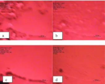 Figure 9. Optical fluorescence microscopy of films of MEH-PPV M86 at several temperatures: a