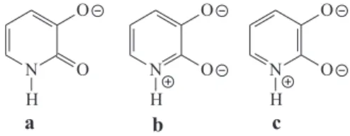 Figure 2. View of the unit cell of 1 in the direction [001]. 14  The molecules are linked by H-bonds of the type N-H⋅⋅⋅Cl, forming channels in the  crys-tal structure, which are parallel to the cryscrys-tallographic c axis
