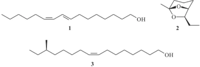 Figure 1. Structures of insect pheromones