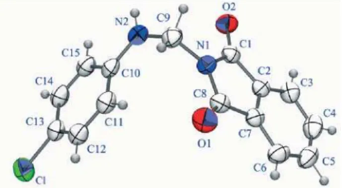 Figure 3. Ortep diagram of compound 5d.