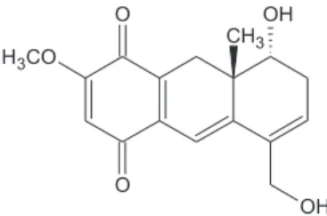 Figure 1. Chemical structure of oncocalyxone A (1).