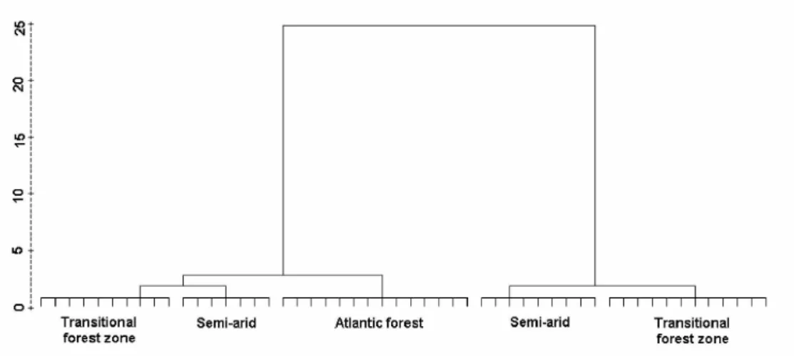 Figure 1. Dendrogram of cluster analysis (Ward’s method).