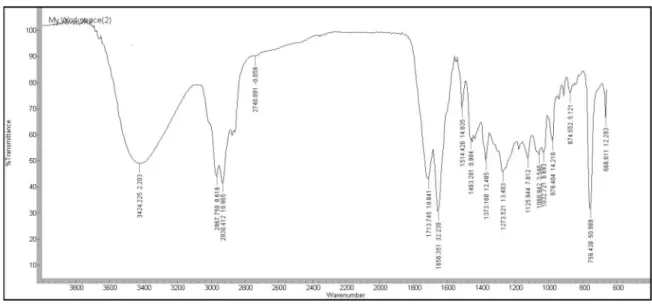 Figure S13. IR spectrum of product reduction of compound 2 (ilm).