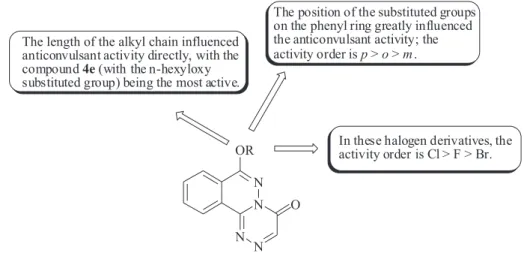 Figure 2. The structure and anticonvulsant activity relationship summary of title compounds.