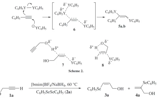 Table 2. Reuse of [bmim]BF 4  in hydroselenation of alkyne 1a