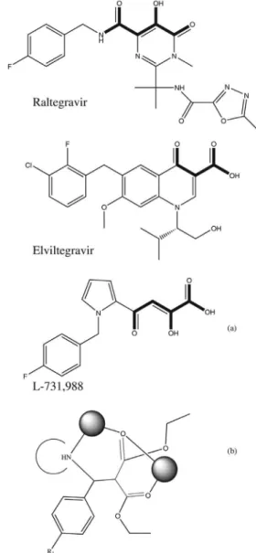 Figure 1. (a) Structures of representative HI inhibitors that act through the  sequestration of enzyme’s co-factors;  5  (b) Expected coordination mode  for the ligands (6-15) after metallic complexation.