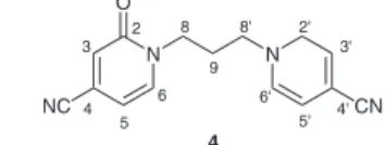 Table 1. NMR data for the additional compound obtained from 1 in D 2 O  ([NaOD] ca. 1.8 mol L -1 ), taken at  − 20 ºC in CDCl 3 /TMS