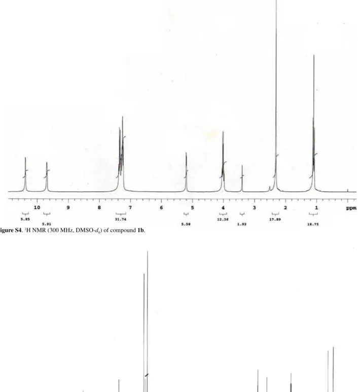 Figure S4.  1 H NMR (300 MHz, DMSO-d 6 ) of compound 1b.