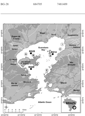 Table 1. Actual sampling point coordinates and characteristics