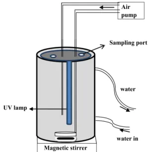 Figure 1. Schematic diagram of the batch reactor used in the study.