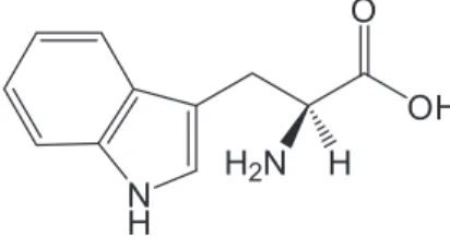 Figure 1. Chemical structure of tryptophan.