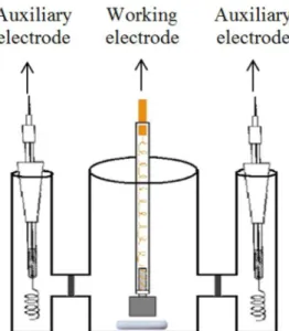 Figure S1. Representative scheme of the cell employed during  electrochemical measurements.