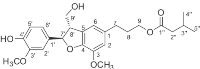 Figure 1. Chemical structure of compound 1.