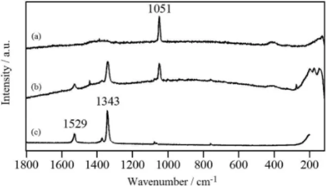 Figure 3. Raman spectra (632.8 nm) from different points of samples  collected from the analyzed polychrome lead sculpture.