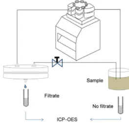 Figure 2. Scheme of the analytical procedure used to determine the  micronutrient adsorption/desorption capacity of humin extracted from  peat samples