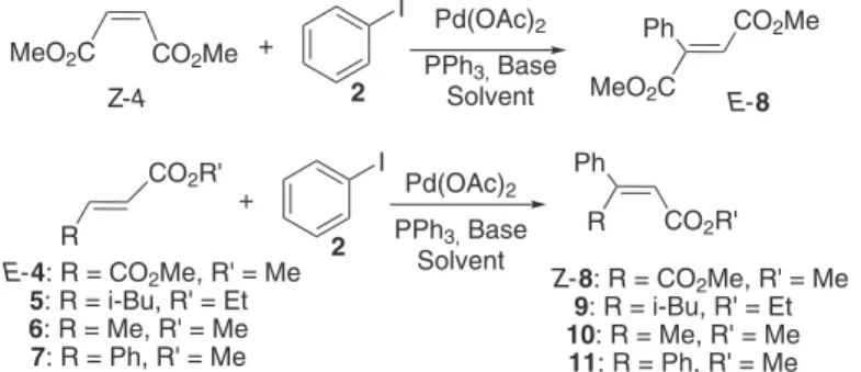 Table 2. Yields and conditions for the reactions shown in Scheme 2