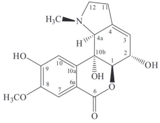 Figure 1. Structure of the compound 1 isolated from H. solandriflorum.