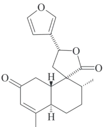 Figure 1. Structure of trans-dehydrocrotonin (t-DCTN).