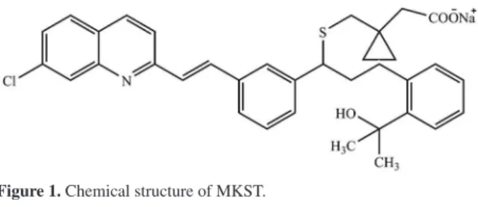 Figure 1. Chemical structure of MKST.