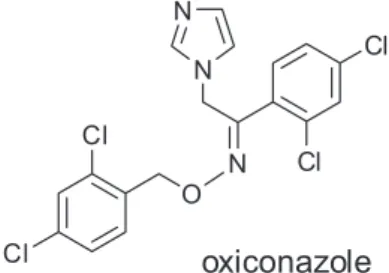 Figure 1. Structure of the oxiconazole.