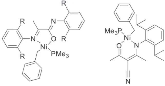 Figure 2. Examples of complexes with basic exocyclic functionalities.
