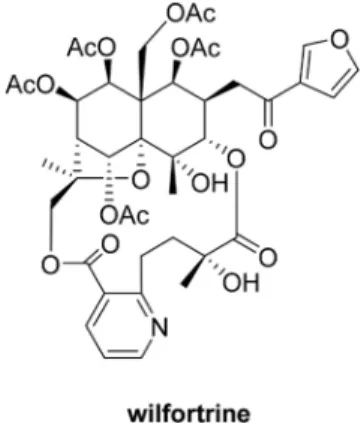 Figure 3. An example of sesquiterpenoids with extraneous nitrogen atoms.