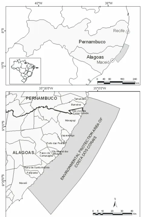 Fig. 1. Location of the study site. 