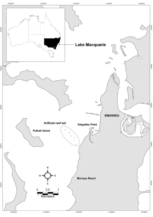 Fig. 1. Map indicating location of study site. 