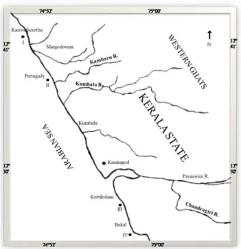 Fig. 1. Map of the study area with sampling stations. 