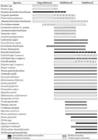 Figure 2. Number of published papers on benthic ecology of Brazilian  beaches since 1970