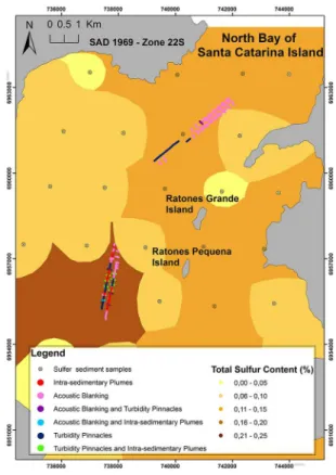 Figure 9. The relation between palochannel and  shallow  gas  accumulation  from  a  North  Bay  seismic proile, line L0003.