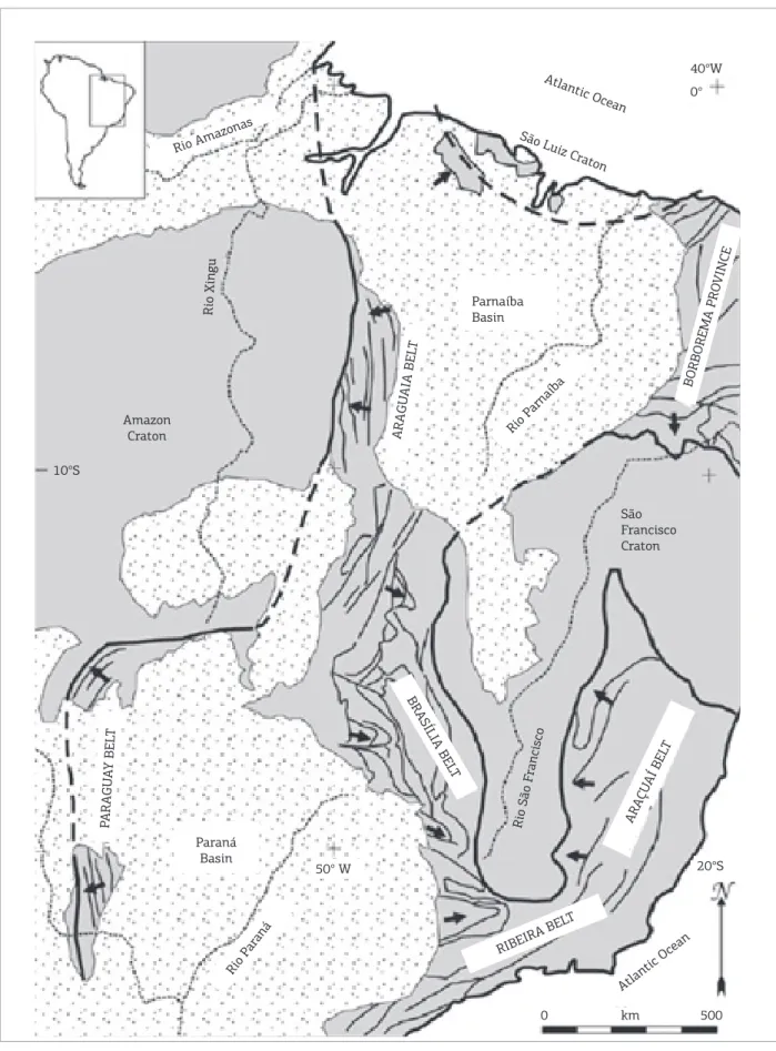 Figure 1. The tectonic elements of central Brazil, from Valeriano et al. (2012).