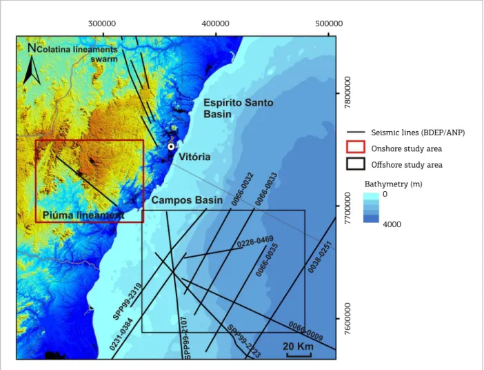 Figure 2. Seismic lines used in this study.