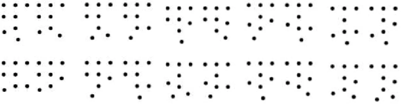 Figure 2: Twenty coded targets using by iWitnessPRO software 