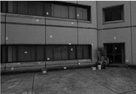 Figure 3: Outdoor calibration field 