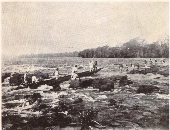 Figure 2: Cachoeira das Cruzes, in the ascent operation. Source: CGG (1905). 