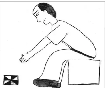 Figure 9. Lifting and putting down a ball while keeping the gaze  fixed.