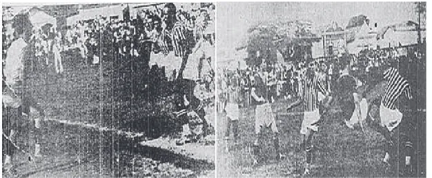 FIGURE 1 - Pictures of the Atletico x Palestra derby.