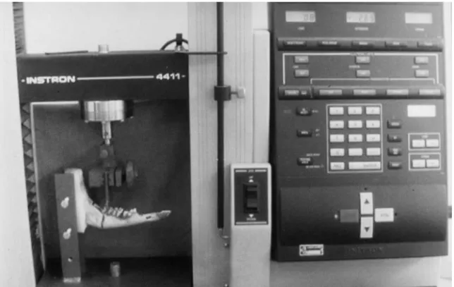 FIGURE 1 - Instron Ò machine during the experimental study.