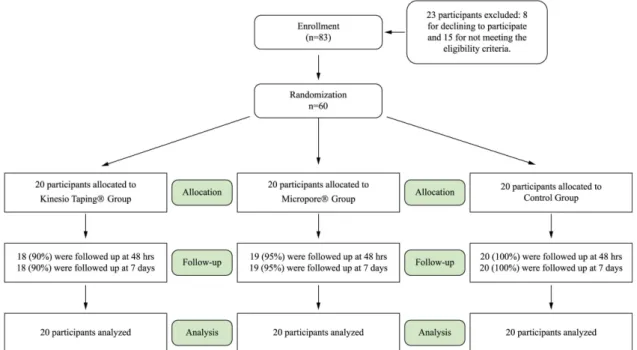 Figure 1. Flow diagram of participants throughout the study.