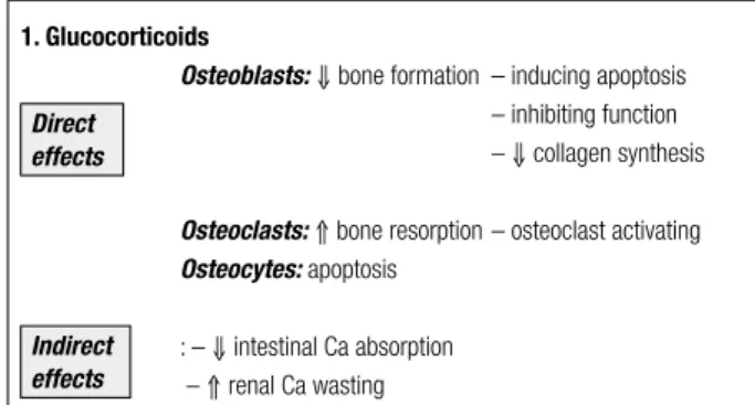 Figure 1. Immunosuppressive effects on bone.