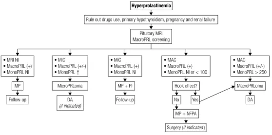Figure 10. Evaluation of hyperprolactinemia.