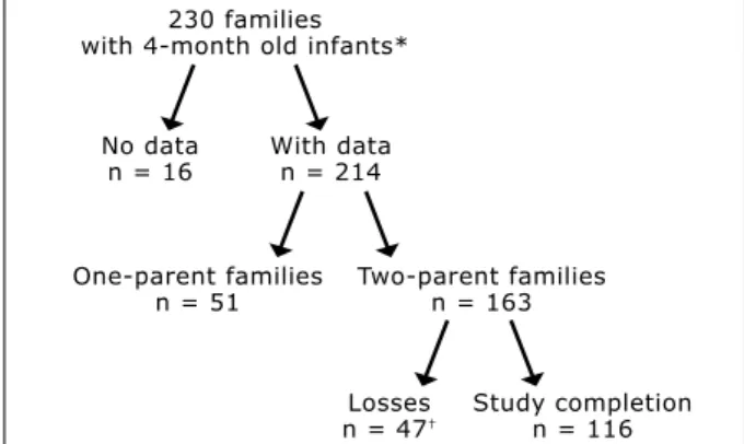 Figure 1 – Study population230 families