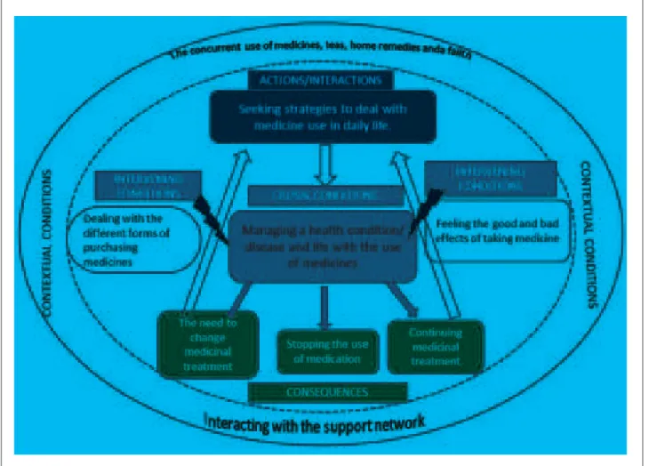 Figure 1 - The paradigmatic scheme based on the Strauss and Corbin model 4