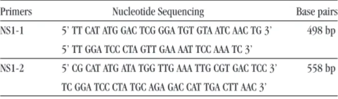 Table 1 -  Sequences of the primers utilized for sequencing.  