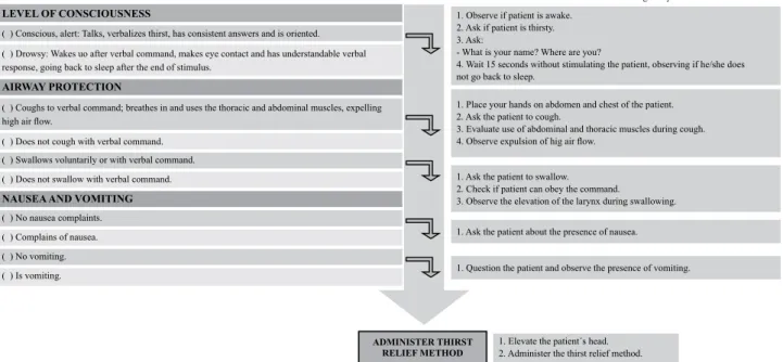 Figure 2 – Safety Protocol for the Management of Thirst - southern Brazil, 2013.